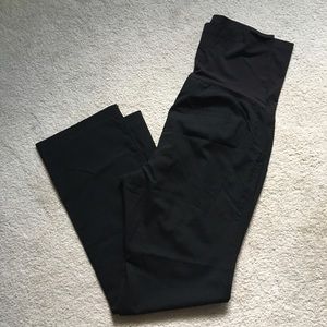 Maternity dress pants, black
